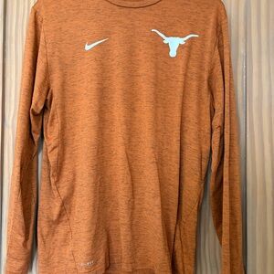 Nike Men's Long Sleeve Shirt in Burnt Orange